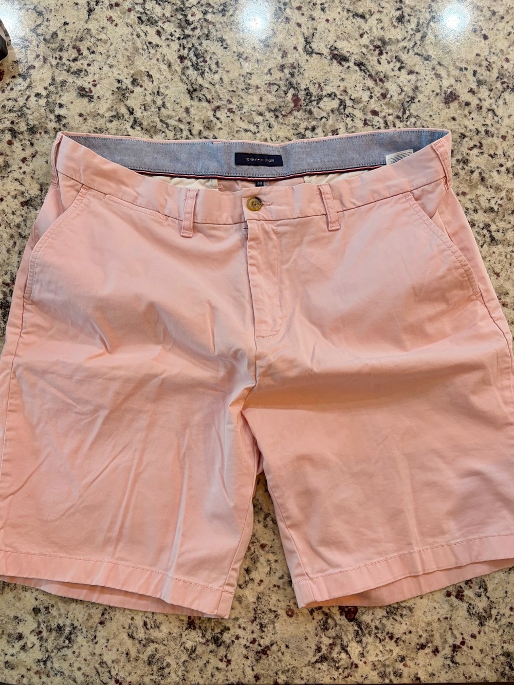 Tommy Hilfiger Pastel Pink Chino Bermuda Shorts